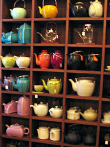 A selection of teapots for sale