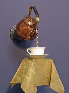 Tea Sculptures: Pourtensious Lighting High Pour: Allergenic