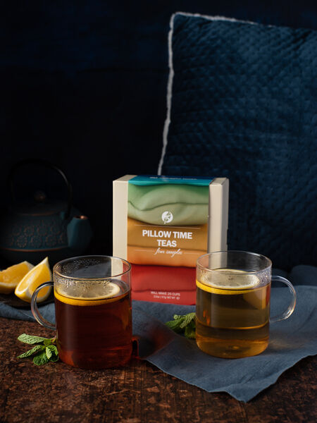 Whether you're settling in for the night or just looking to relax, our caffeine-free collection is sure to add comfort to your cup. Cozy up with some of our soothing favorites, guaranteed to lull you into a sense of serenity.