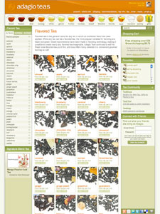 Monthly Musings June 2009 Adagio Teas' new design