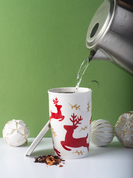 Tea Hot Toddy Recipes for Winter Celebrations Get your Toddy's to the right temperature with the UtiliTEA on Adagio, and enjoy it in your Reindeer Double-Wall Mug. Keeps your drink hot and your hands safe from the heat!