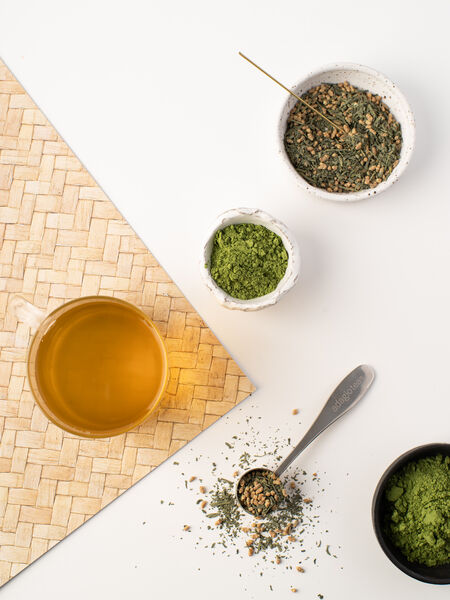 This Japanese classic blend of Genmaicha and Matcha is a comfort food all its own. The toastiness of our sencha and roasted rice genmaicha with our gently grassy, Uji-grown matcha make for a rich and complex vibrant green cup. Warming, relaxing yet energizing, it is the perfect meld of umami and vegetal notes. A gentle introduction to matcha for those who are hesitant, and a welcome addition to our Japanese tea collection.