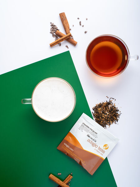 Smooth, rich and comforting. Our Chocolate Pu Erh Chai hits all the marks for the perfect afternoon treat. It has everything you love about a good spicy chai, the boldness of chocolate and the silky mouthfeel that only pu erh can bring you. This is one flavorful cuppa that is sure to satisfy.