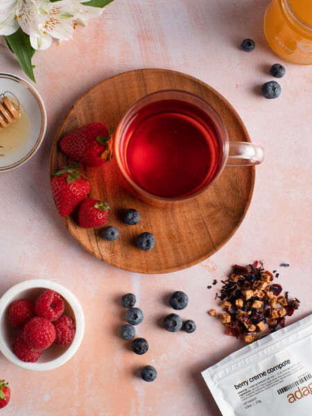 Top Teas for Allergy Symptoms and Relief Berry Creme Compote, only available during the Spring for purchase! Another great berryful tea- grab it before it tucks away to the rewards page for the rest of the year!