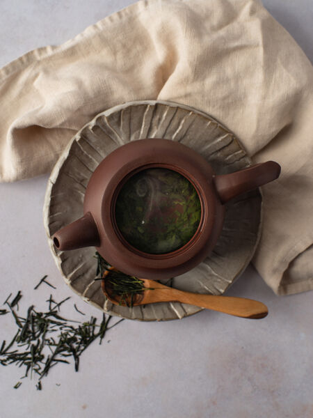 Handmade in China, our Gu Teapot is in the Fang Gu or 